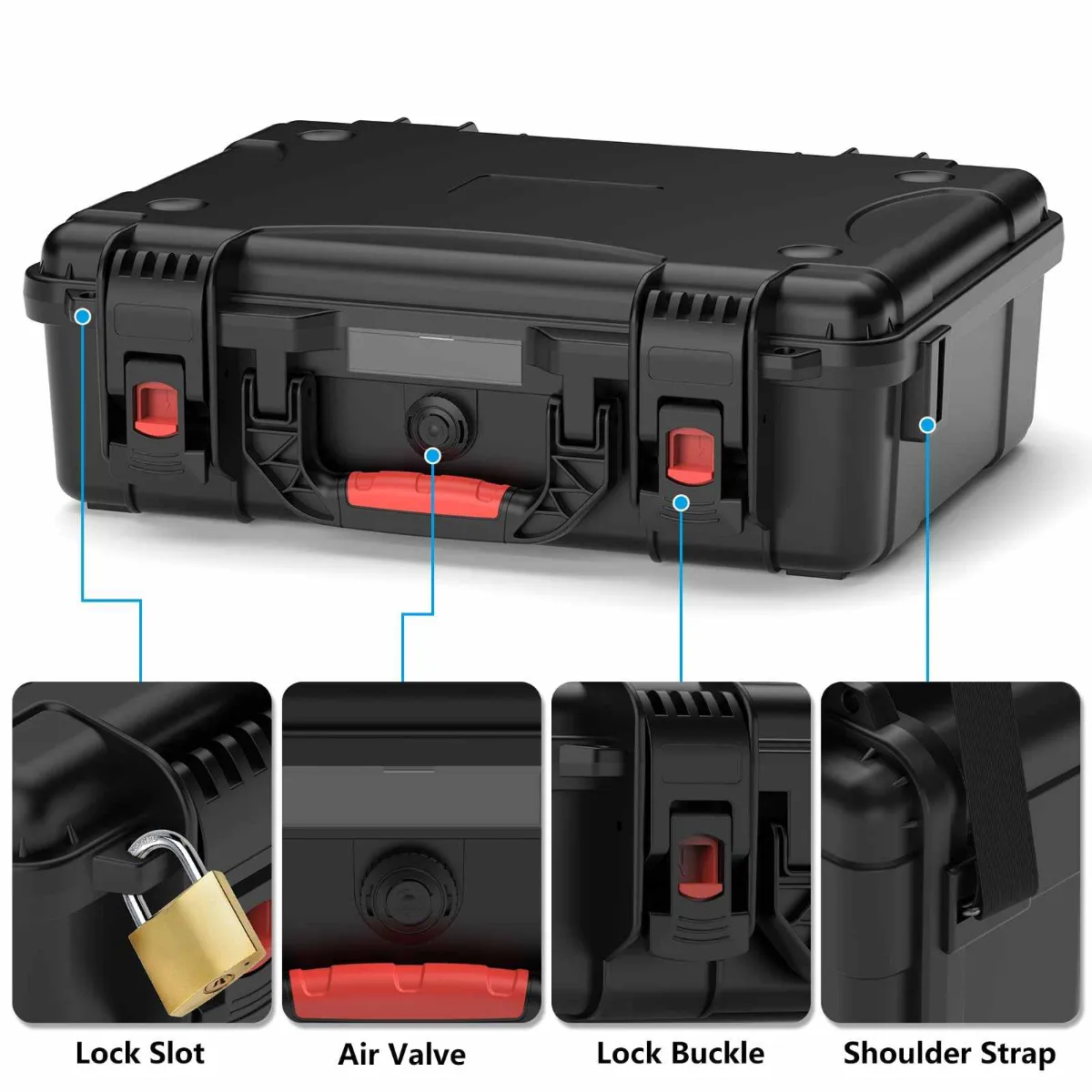 Waterproof Dustproof Starlink Mini Carry Case with Pressure Valve